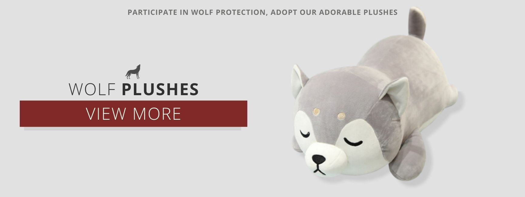 wolf plushes