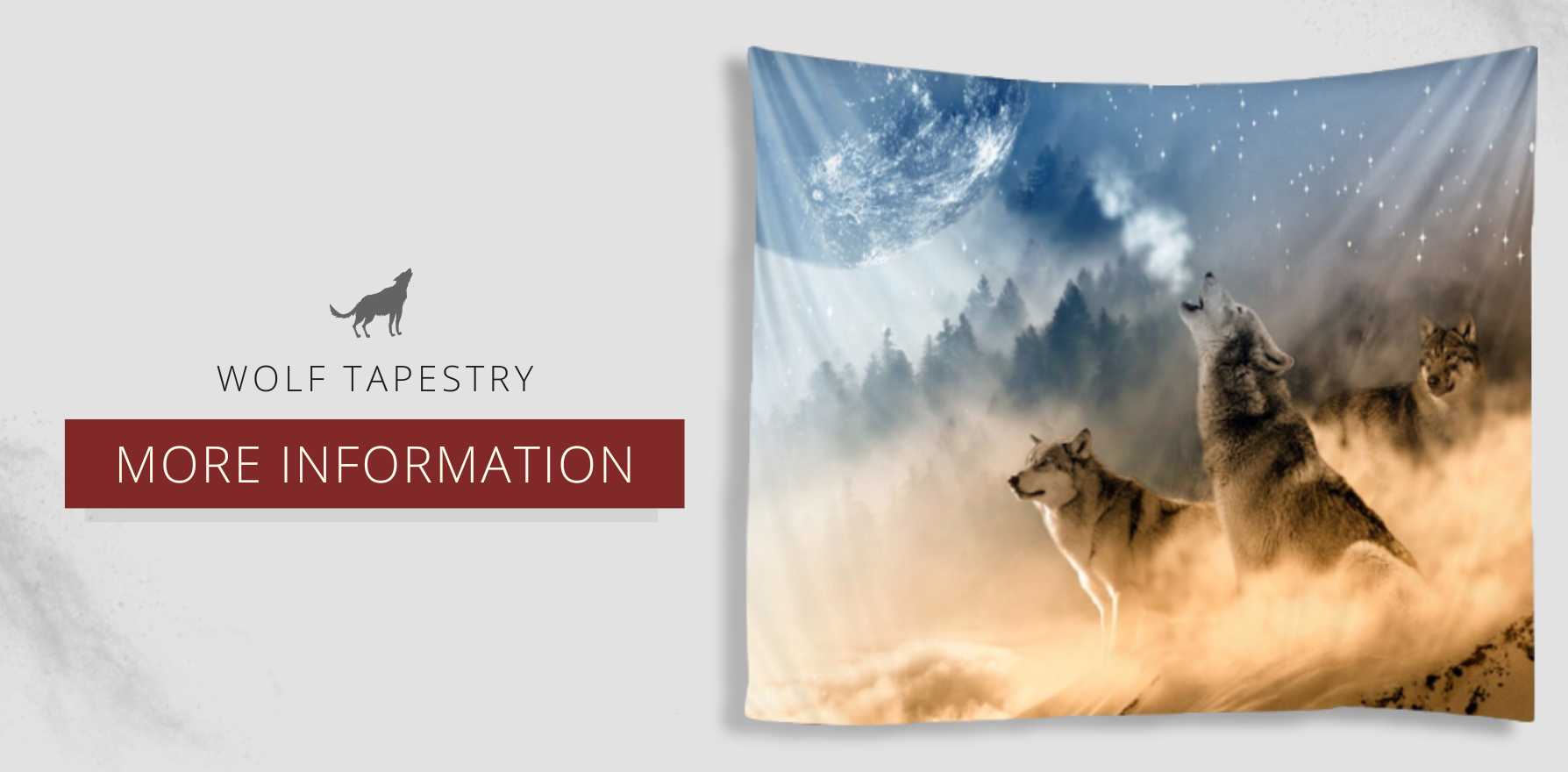 wolf tapestry