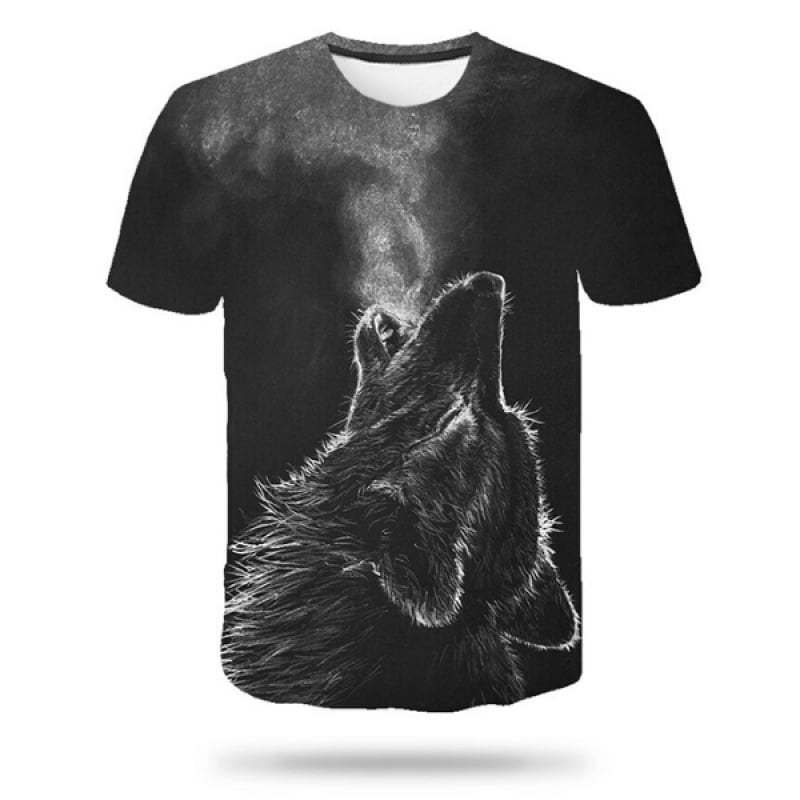 Black Wolf T-Shirt | Wolf Stuff