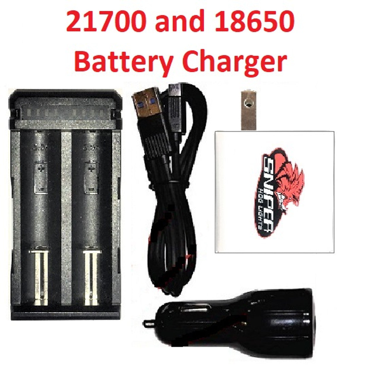 dawupine Used and Reconditioned Li-ion Battery Charger For Black