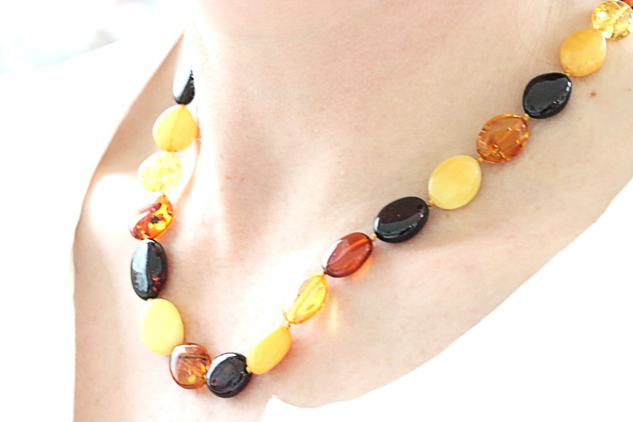 Amber + Blue/Green Big Kids Necklace – UMAIAMBERJEWELRY