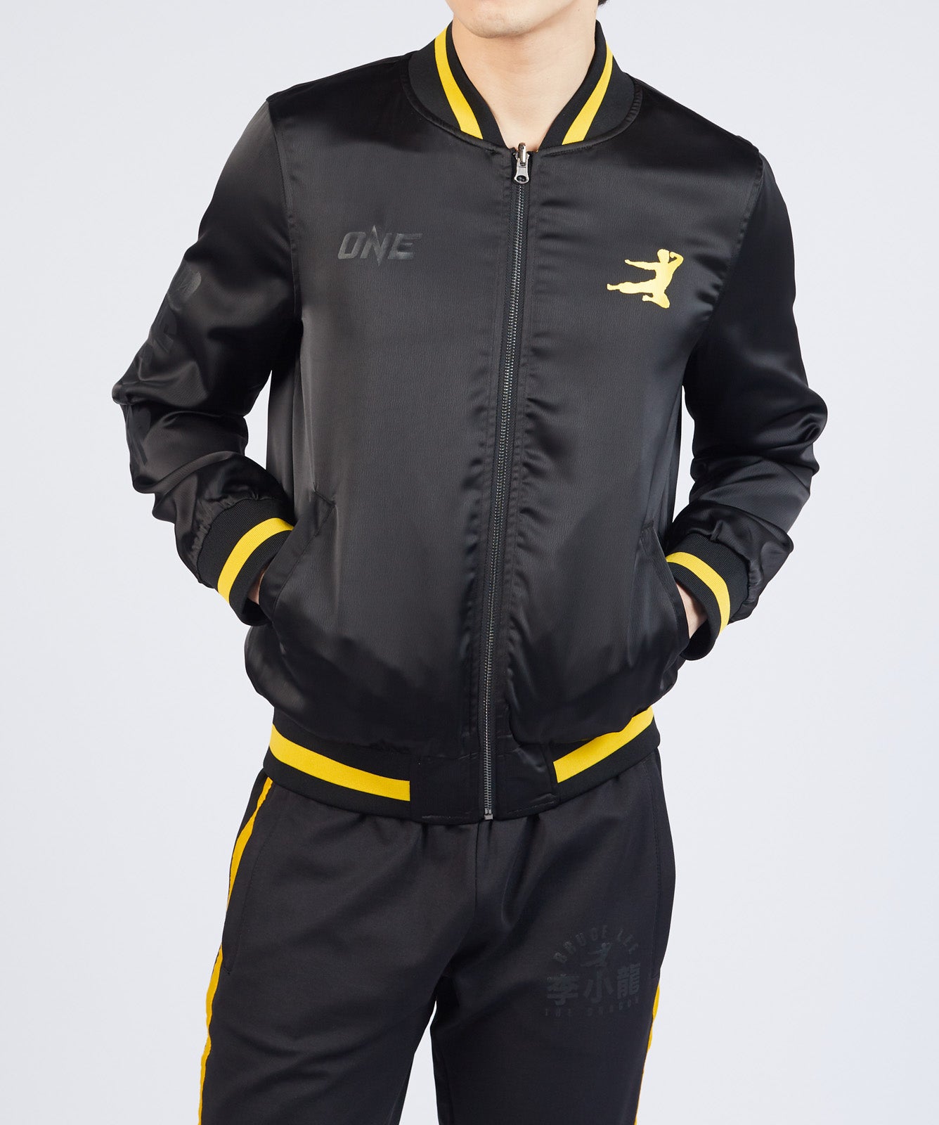 Bruce Lee Black & Yellow Pullover –