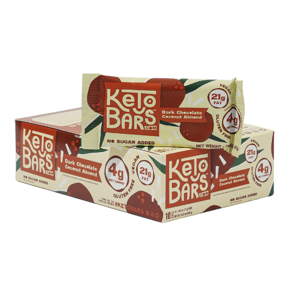 Chocolate Strawberry High Fat Low Carb No Sugar Keto Chocolate Snack Bars 