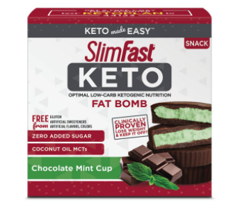 chocolate mint keto fat bomb snack