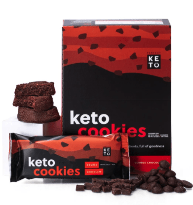 double chocolate keto cookies
