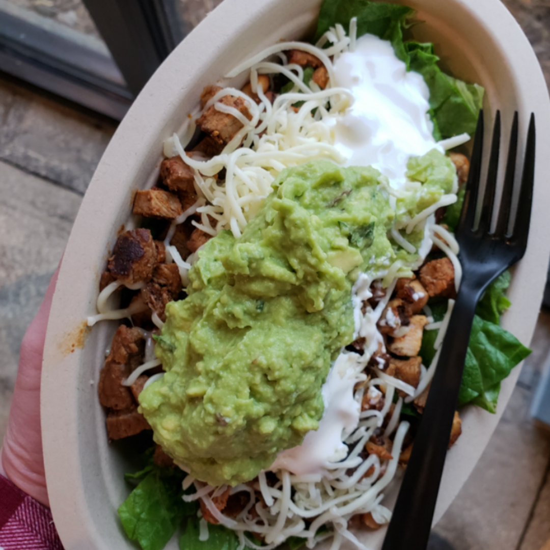 keto friendly fast food burrito bowl