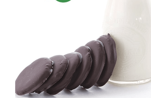 homemade keto friendly chocolate thin mints