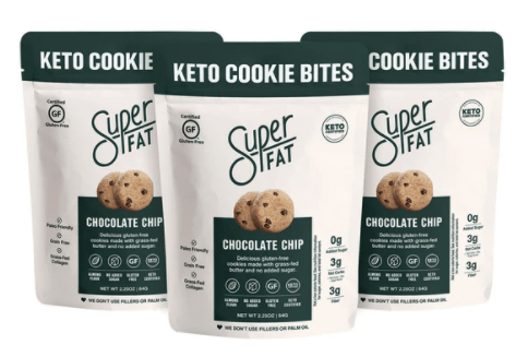 chocolate chip keto friendly cookie bite snacks