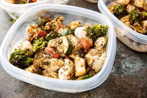 keto meal prep italian chicken on the go meal
