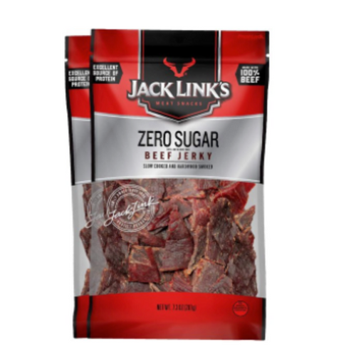 zero sugar jack links beef jerky