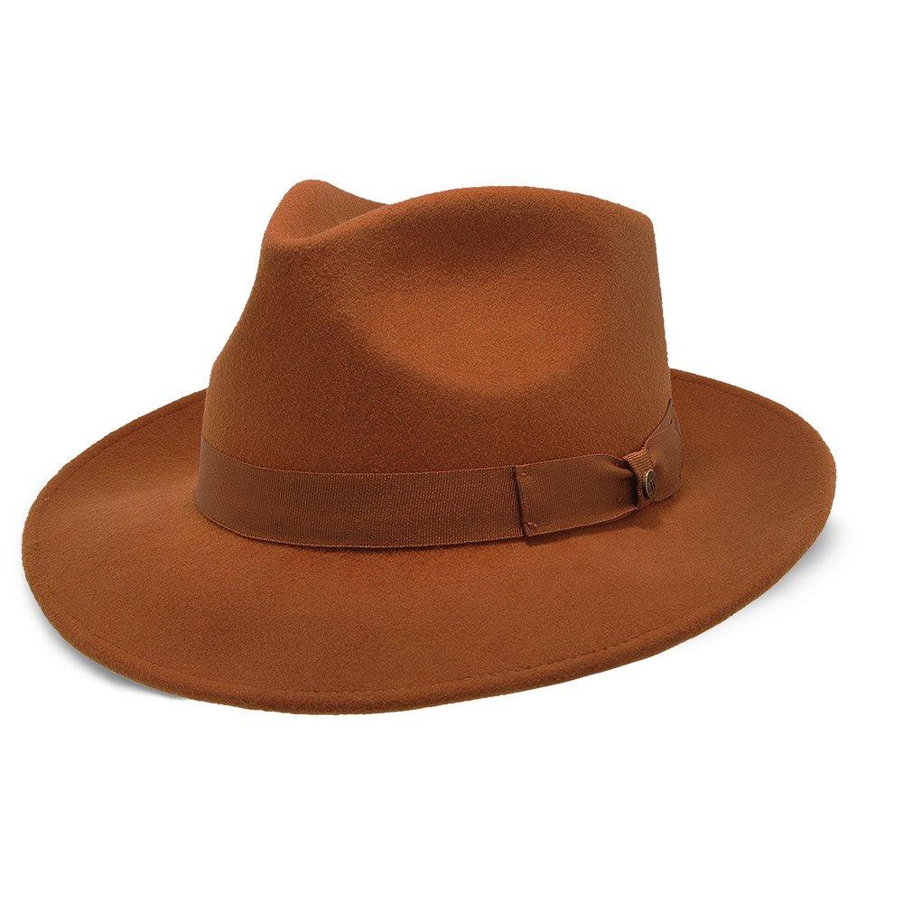 Mens Walrus Freemont Wool Fedora Hat, 2.5