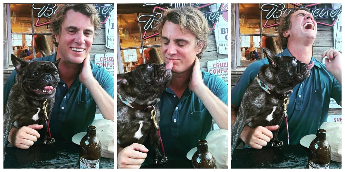 Fellow Dog Lover and Bravo TV Star Shep Rose and his French Bulldog Little Craig 