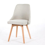 Chaise Scandinave Classe Gris Perle