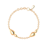 Lotus Bracelet, 18k gold