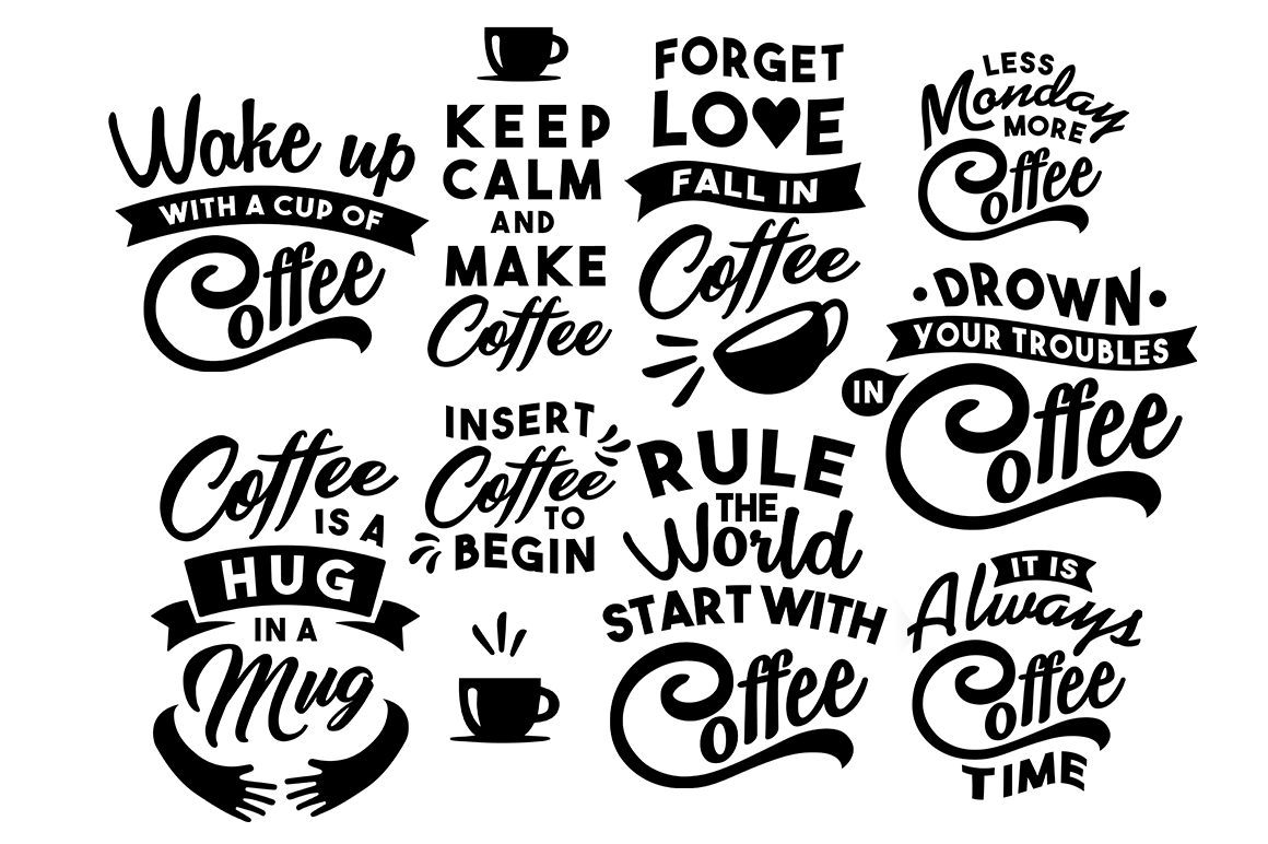 Coffee Bundle Svg Cut Files Coffee Love Svg Coffee Mug Svg Mug Des Design Shopy
