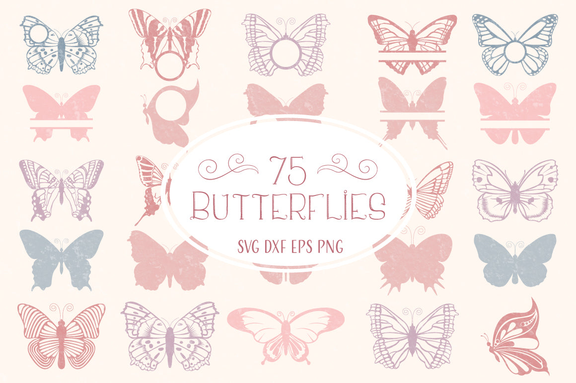 Download Butterfly Svg 75 Designs Butterfly Monogram Svg Bundle Design Shopy