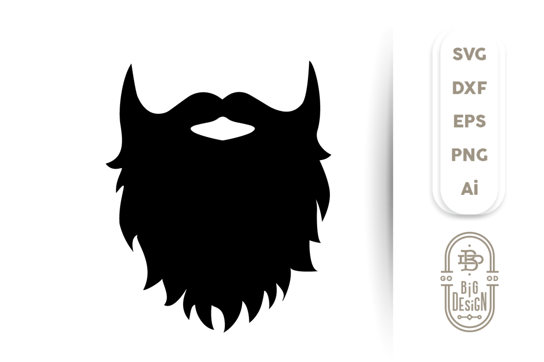 Download Beard Svg Cut File Face Hair Svg Beard Vector Father Dad Beard S Design Shopy