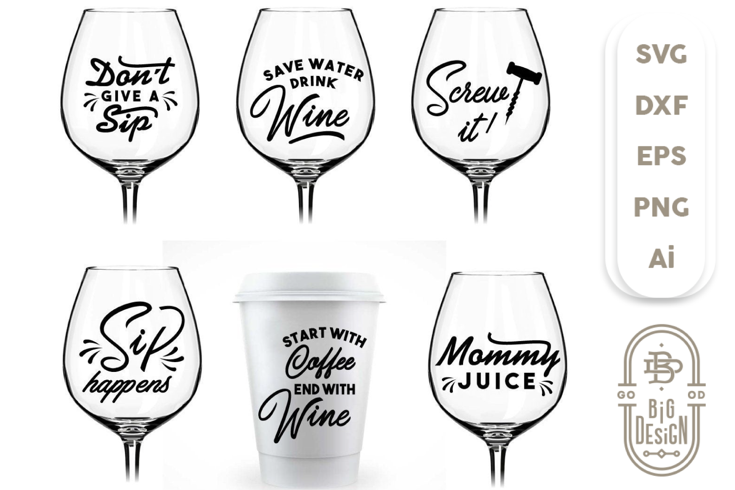 Download Wine SVG - A Wine Bundle Svg for Wine Lovers - Design Shopy