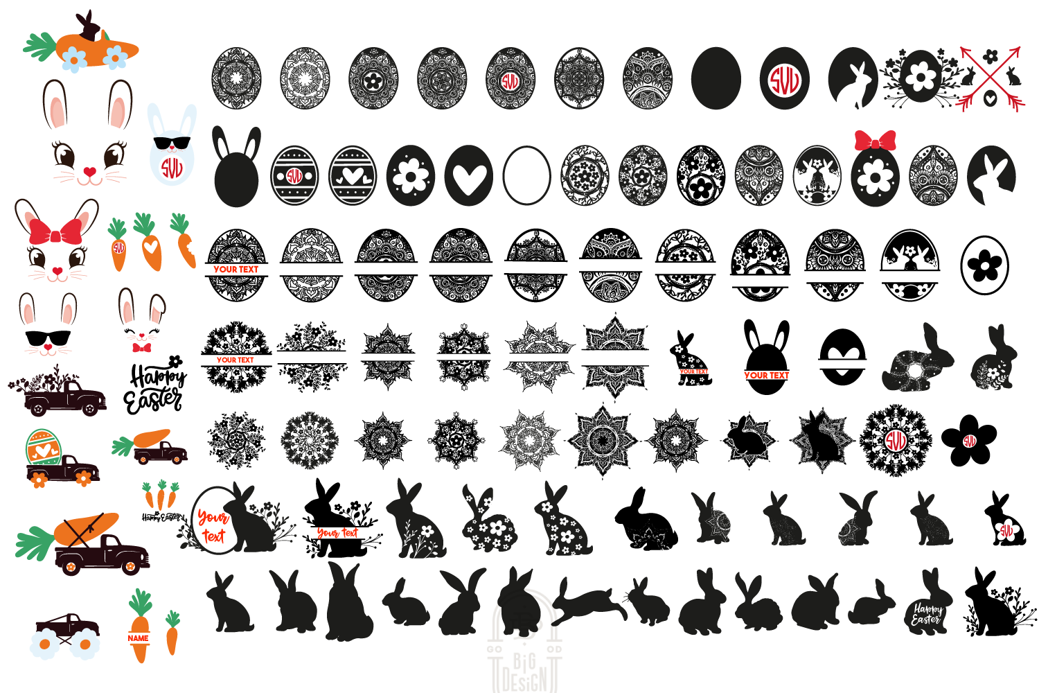 Download Easter Svg Bundle 102 Designs For Easter Design Shopy