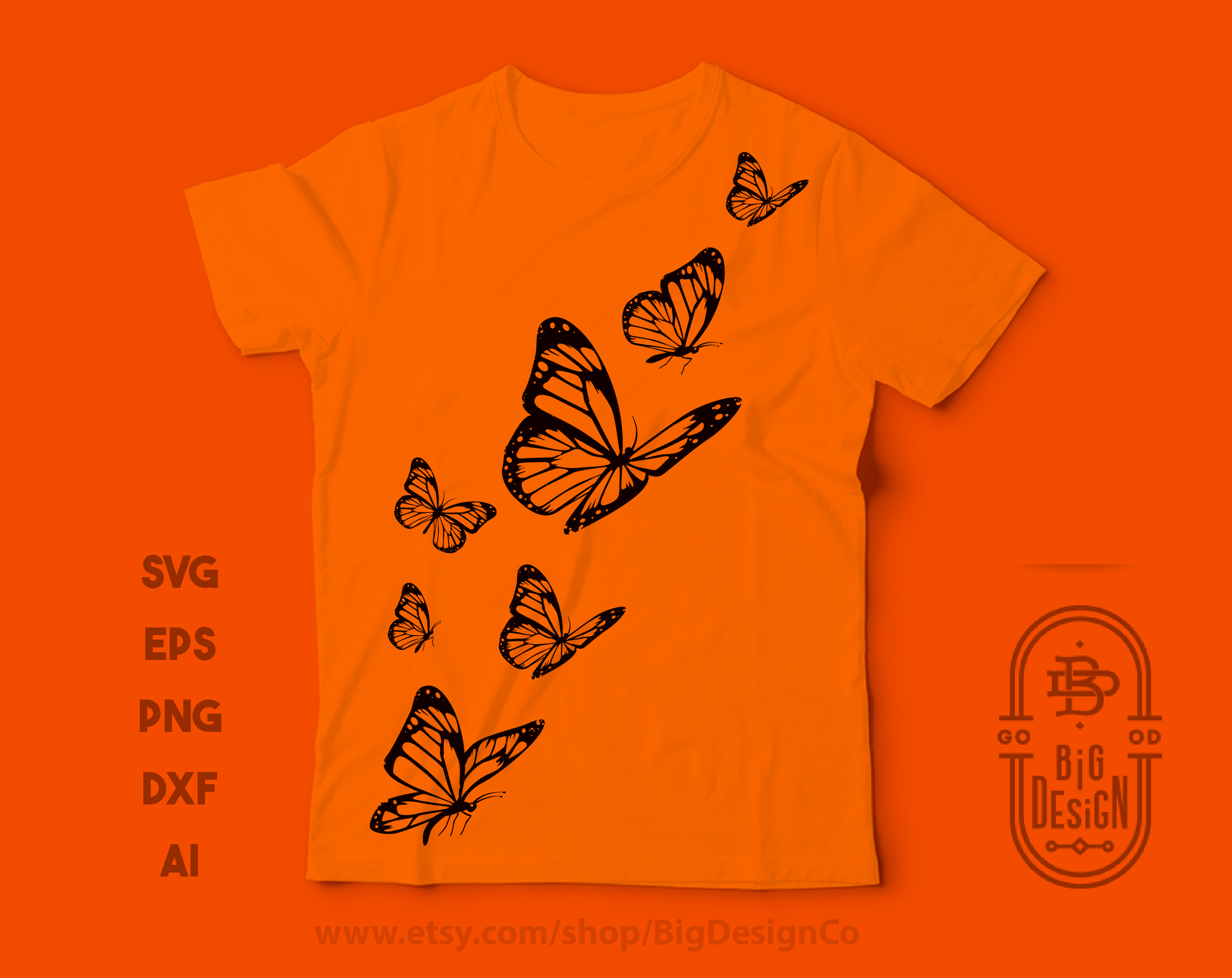 Download Butterfly Svg Bundle 6 Monarch Butterfly Svg Cut Files Design Shopy