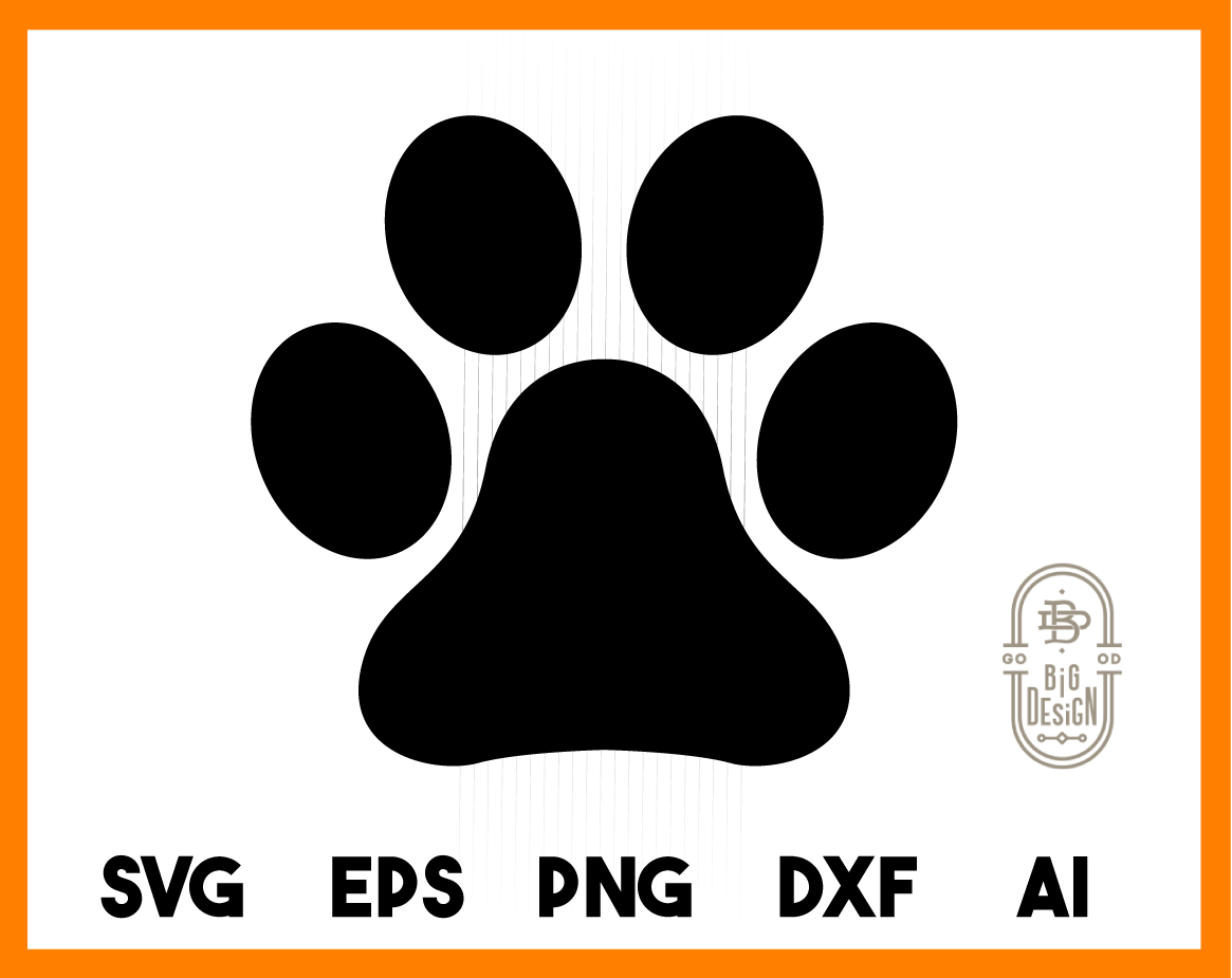 Download Free Svg Paw Print Svg File Dog Cat Paw Svg File Design Shopy