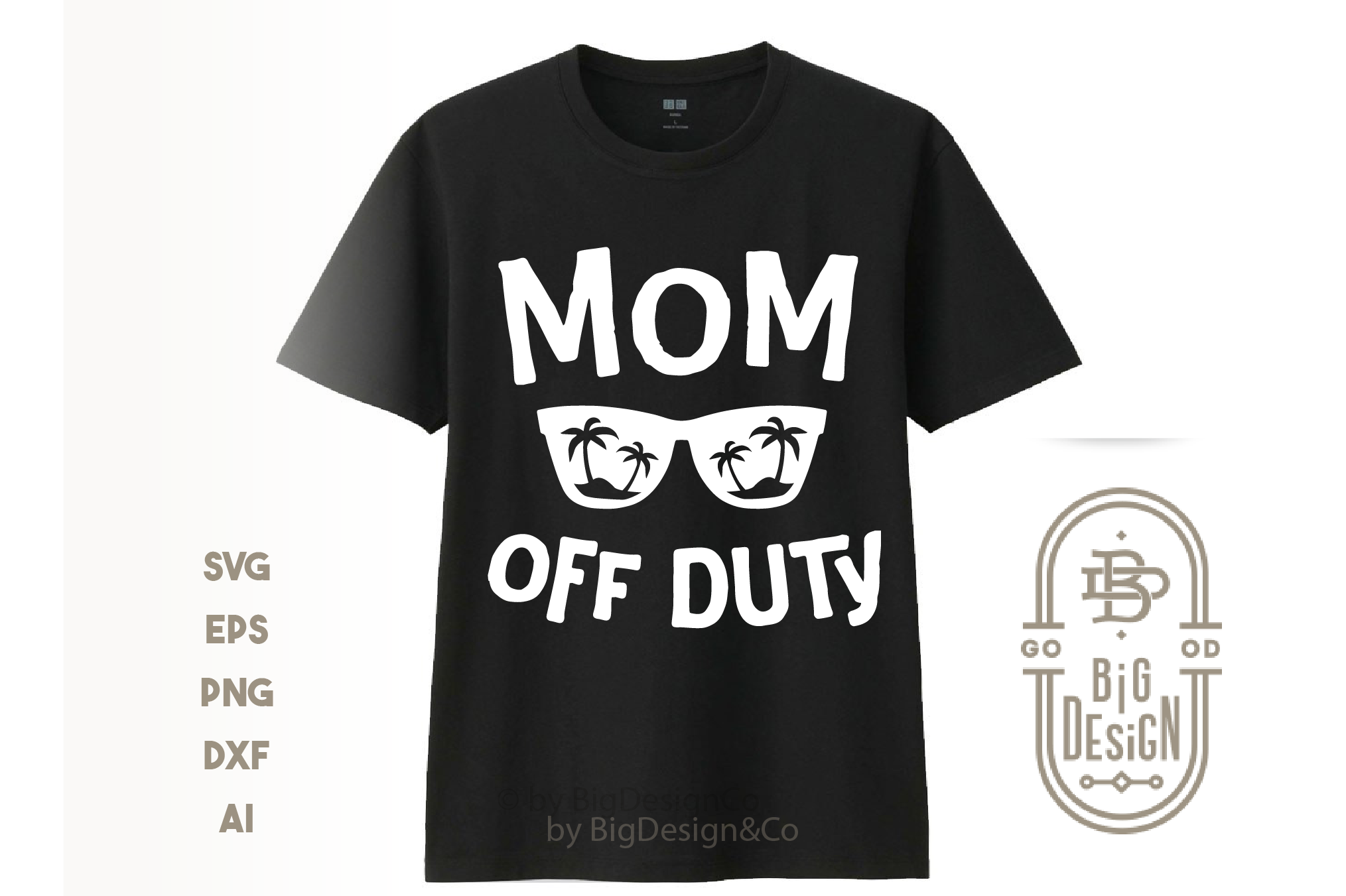 Download Mom Svg Mom Off Duty Svg Cut File Mother Decal Palm Tree Sunglasse Design Shopy