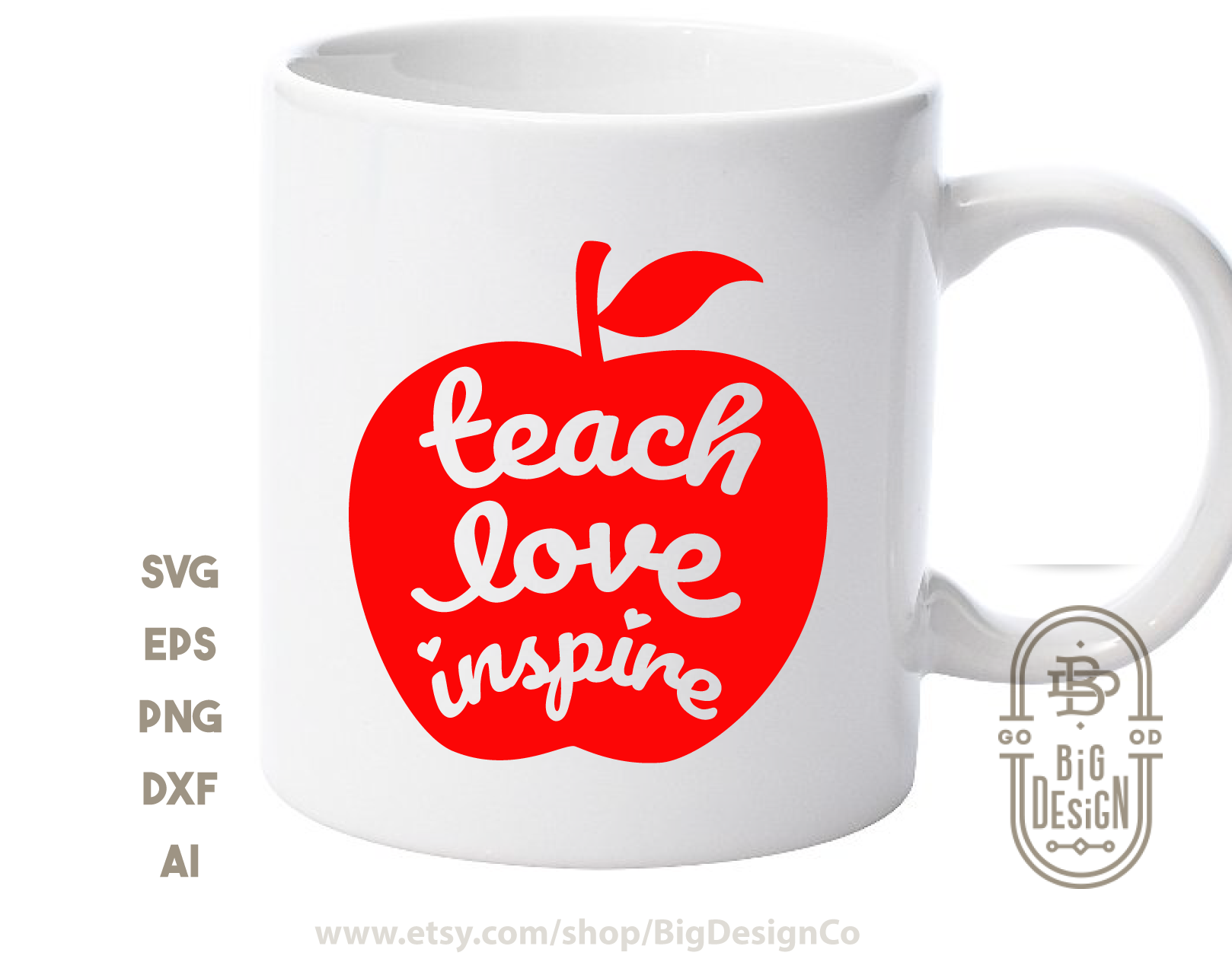 Free Free 157 Teach Love Inspire Svg Etsy SVG PNG EPS DXF File