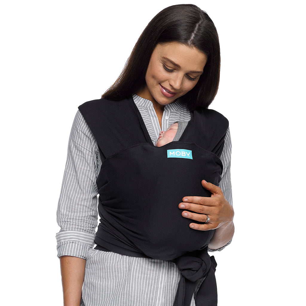 Moby Wrap Baby Carrier Black