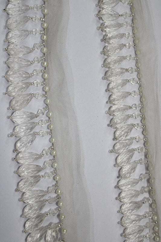 Pearl Lace – Light Brown  Imported Laces - Crafteroof