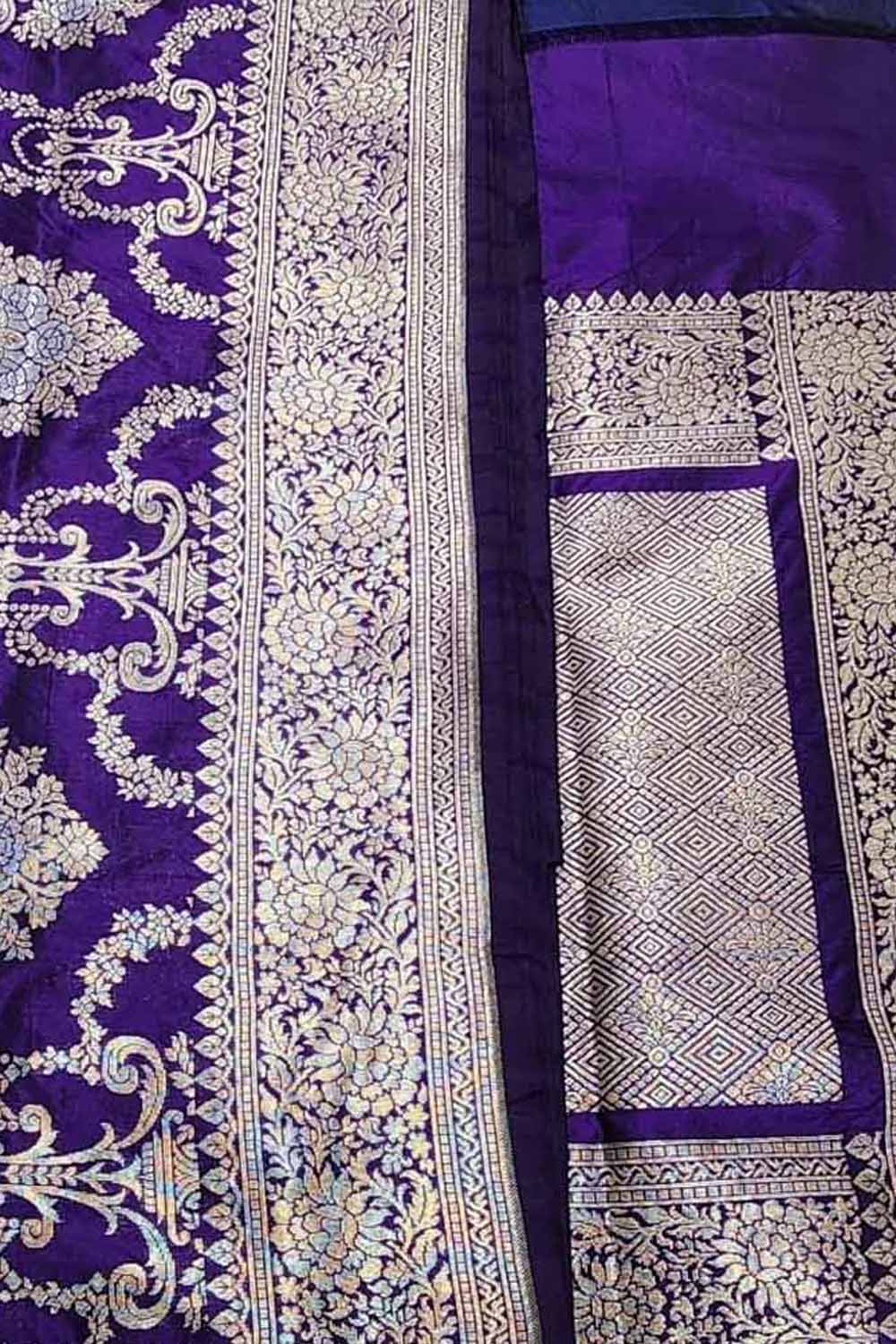 Kalyan Silks - The Kanchipuram Silk Sarees are made of pure silk, with  motifs having zari of silk threads dipped in liquid gold and silver.The  appeal of the Kanjeevaram Silks lies in