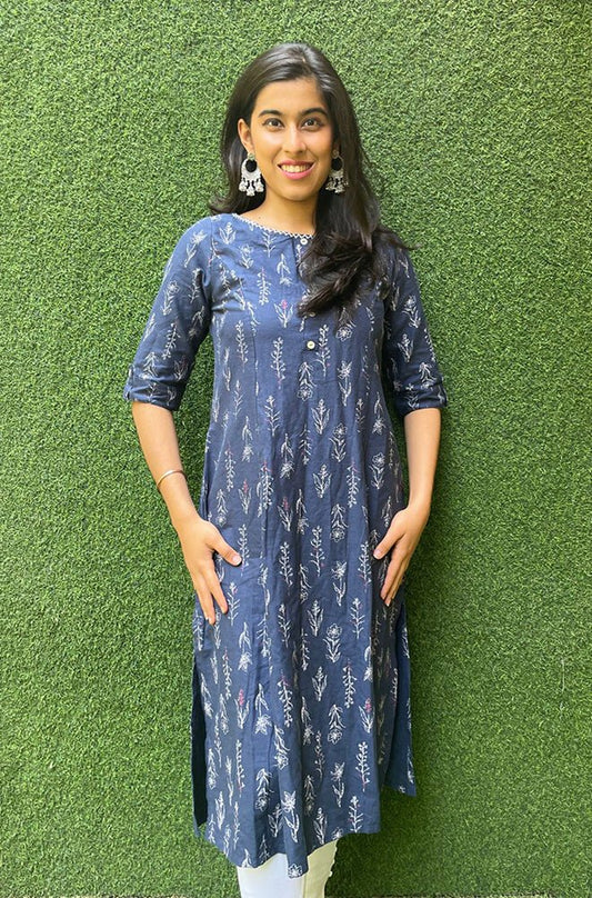 Stylish Kalamkari Printed Cotton Kurti - Shop Now! – Luxurion World