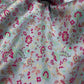 Blue Banarasi Silk Meenakari Floral Design Fabric ( 1 Mtr ) - Luxurionworld