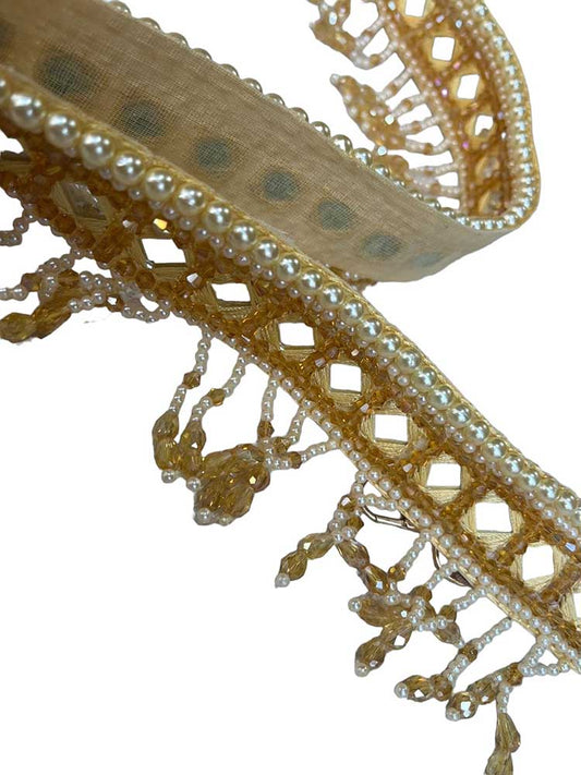 Net Kundan Golden Adjustable Saree Belt, For Garment, Size: Free size at Rs  200 in Rajampet