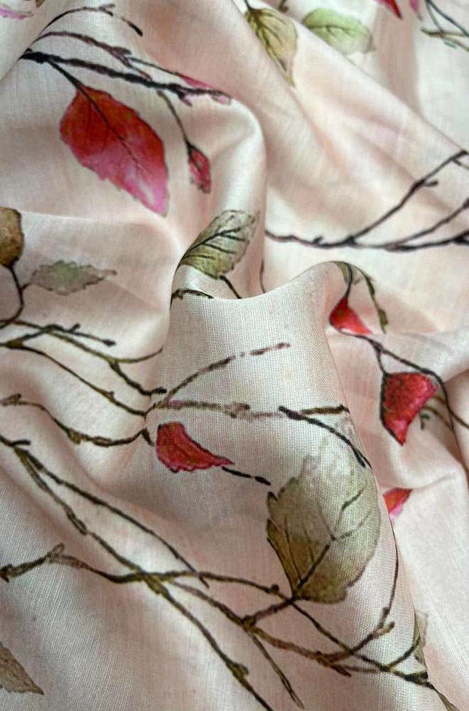 Pastel Digital Printed Linen Fabric ( 1 Mtr ) Luxurionworld