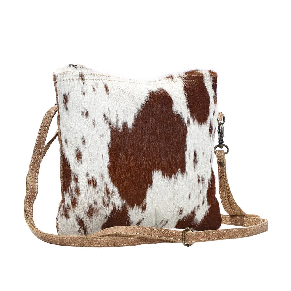 Myra Cowhide Crossbody Bag (Brown) – Barefoot Gypsy Boutique