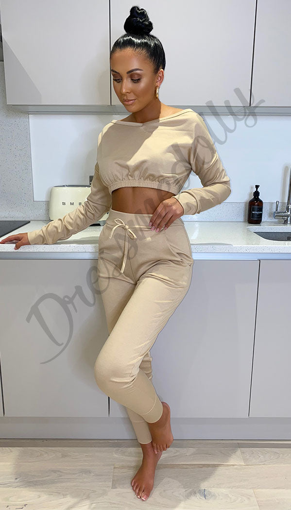 Hi-Lo Tracksuit Long Sleeved Two Piece Loungewear – Dressmedolly