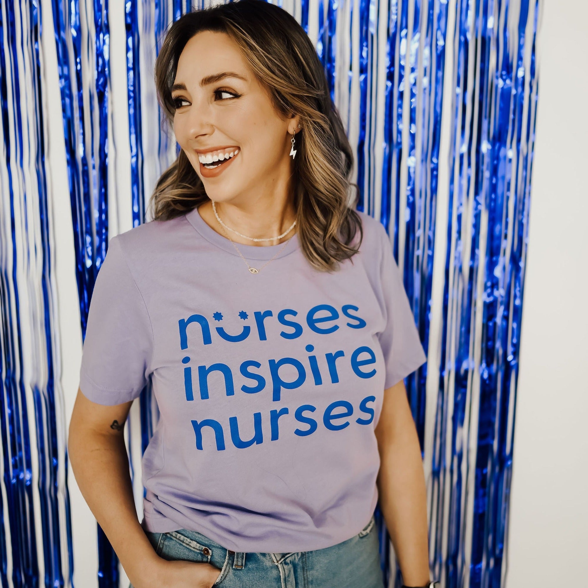 Nurse Navy Graphic Tee