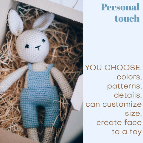 crocheted toy personal touch