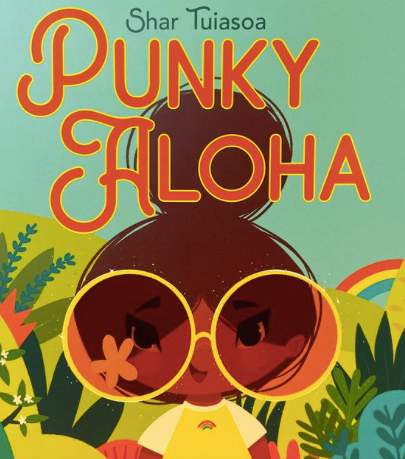 image of punky aloha front cover by artist Shar Tuiasoa