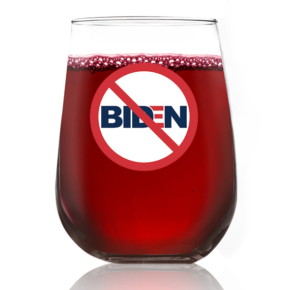 Wine Glass - No Biden