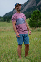 2-Pack Bundle: Men's Graphic Traverse Tek Tees (Size L) Nav Image 9