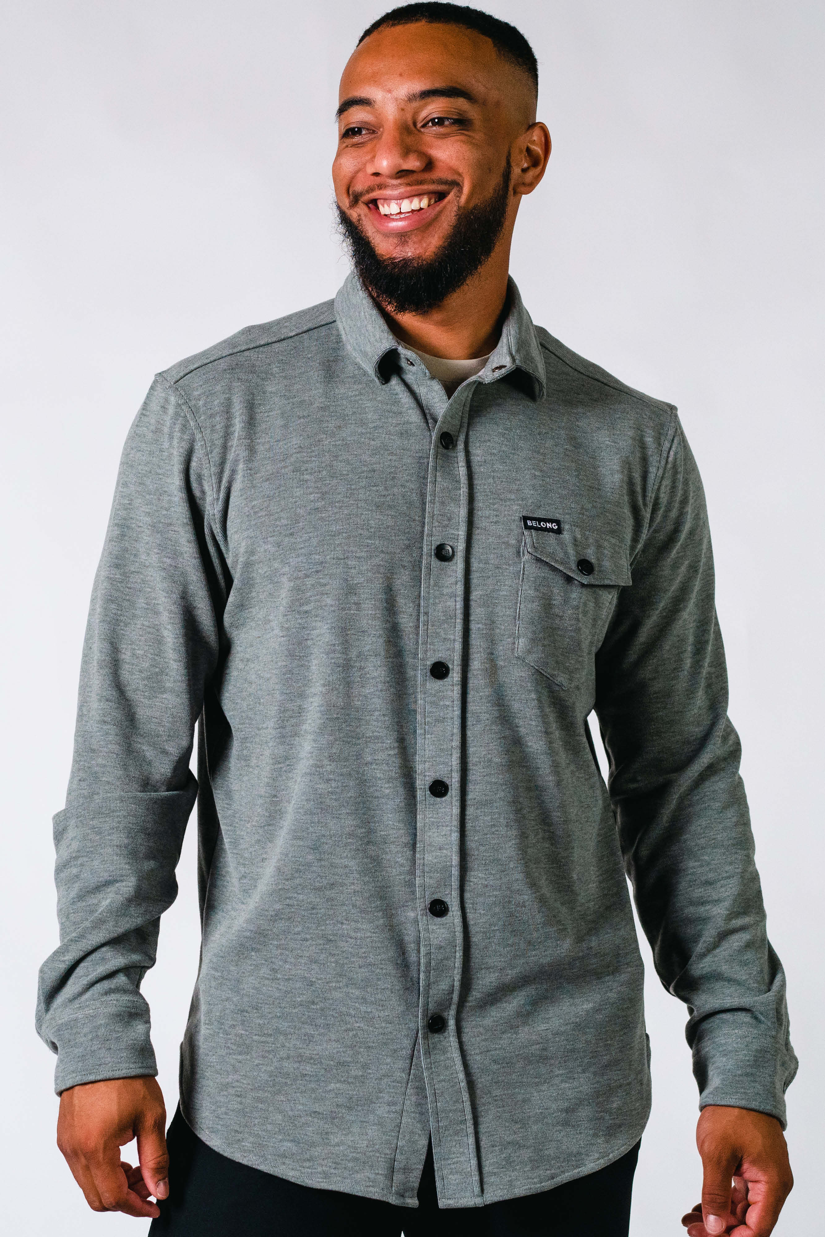 Men's Sherman Fleece Button Up - Belong Designs product image