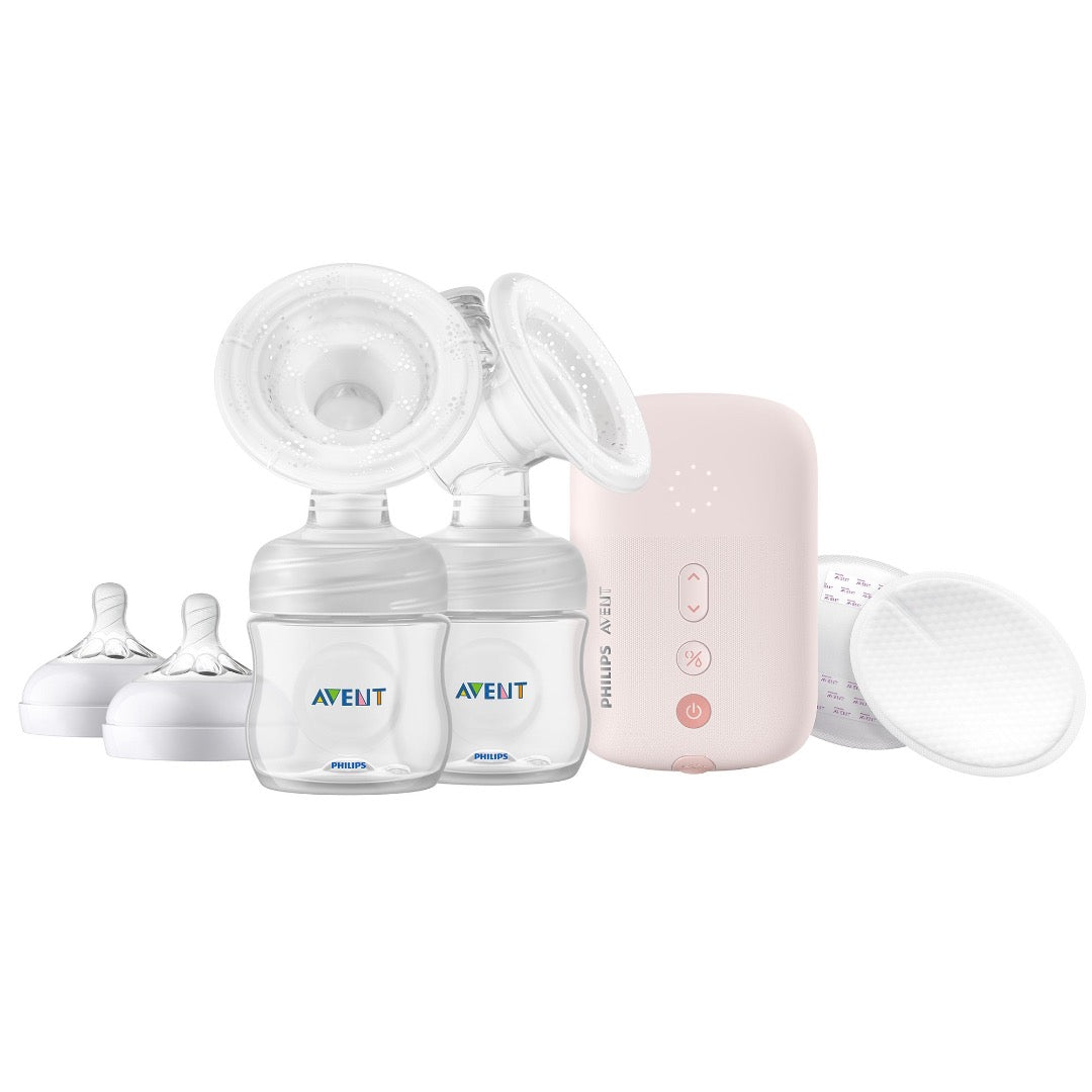 Dr. Brown's Natural Flow Customflow Hospital Strength Double Electric  Breast Pump with Adjustable Settings, Pumping Essentials
