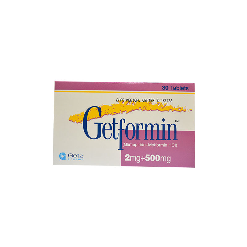 Getformin 2mg+500mg Tablet