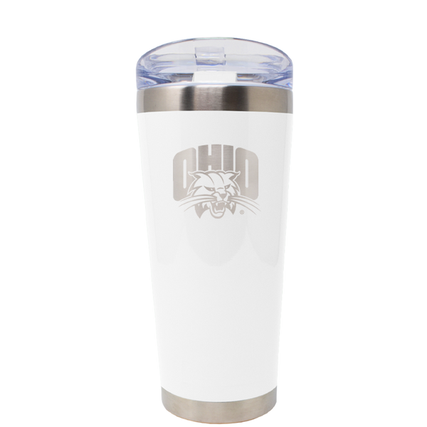 Logo Brands Ohio State Buckeyes Travel Tumbler 30oz Stainless Steel