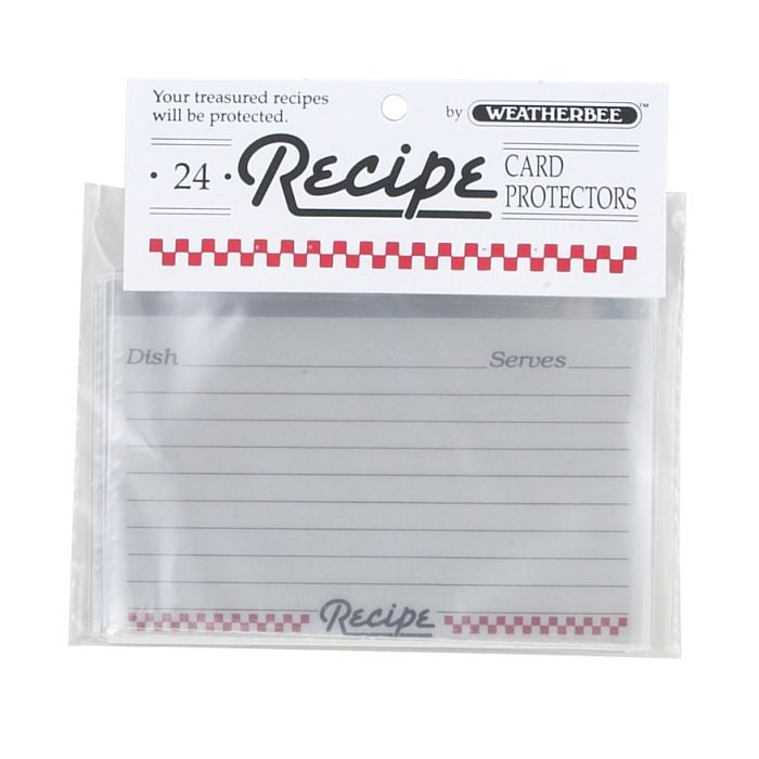 Set of 24 4x6 Recipe Card Dividers for Recipe Box, Recipe Dividers