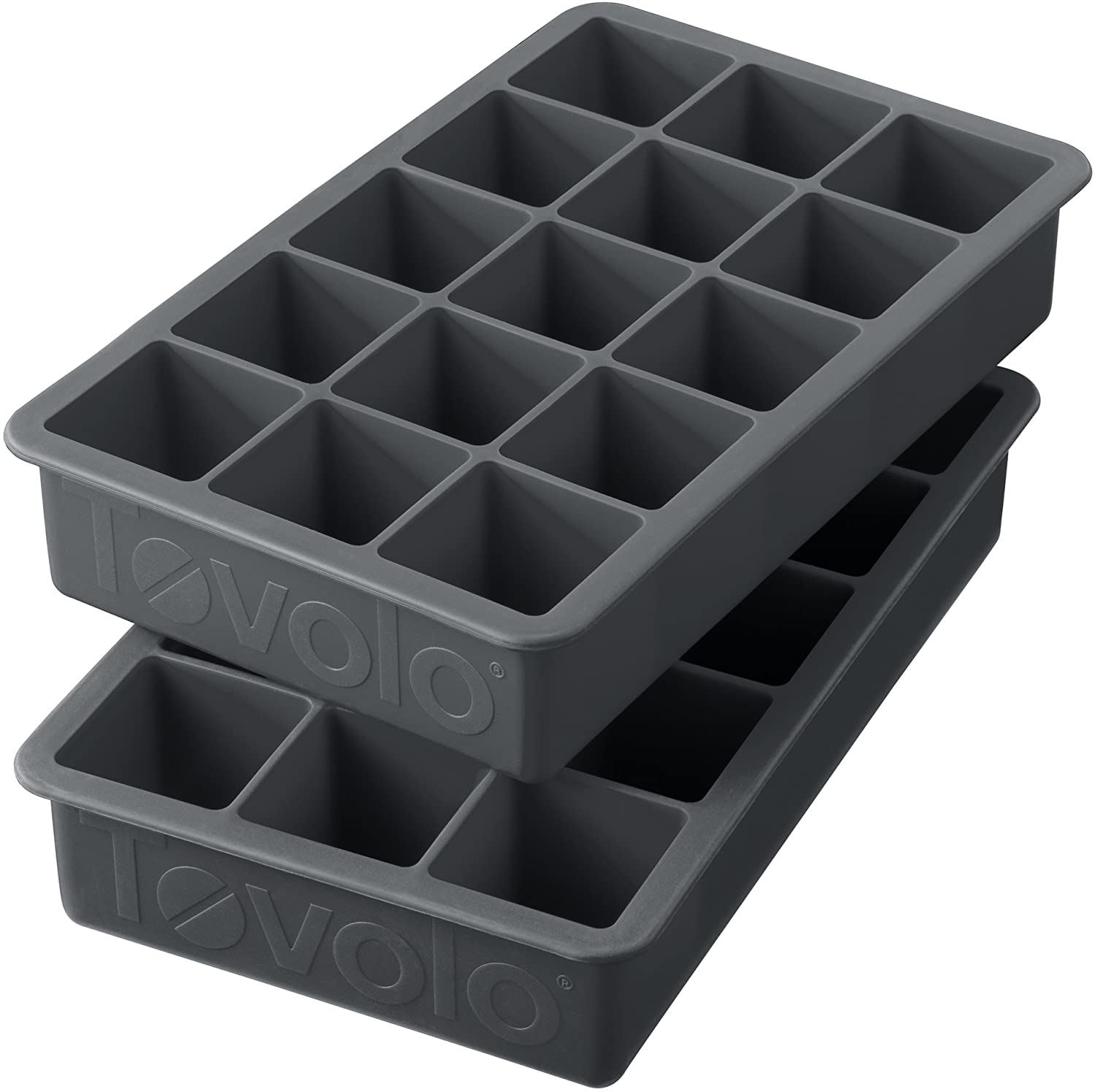 W&P Pebble Ice Tray, Makes 100+ Mini Ice Cubes, Dishwasher Safe, BPA Free,  Easy Release Silicone Tray with Protective Lid for Mojitos, Mint Juleps and