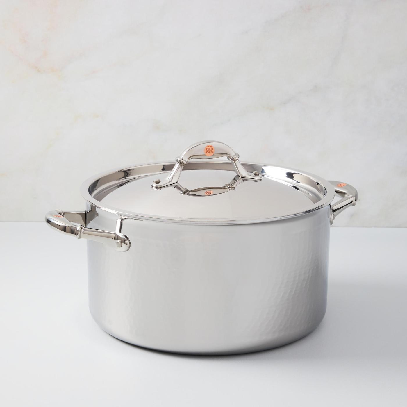 Tramontina Gourmet Tri-Ply Clad 8 Qt. Stock Pot with Lid