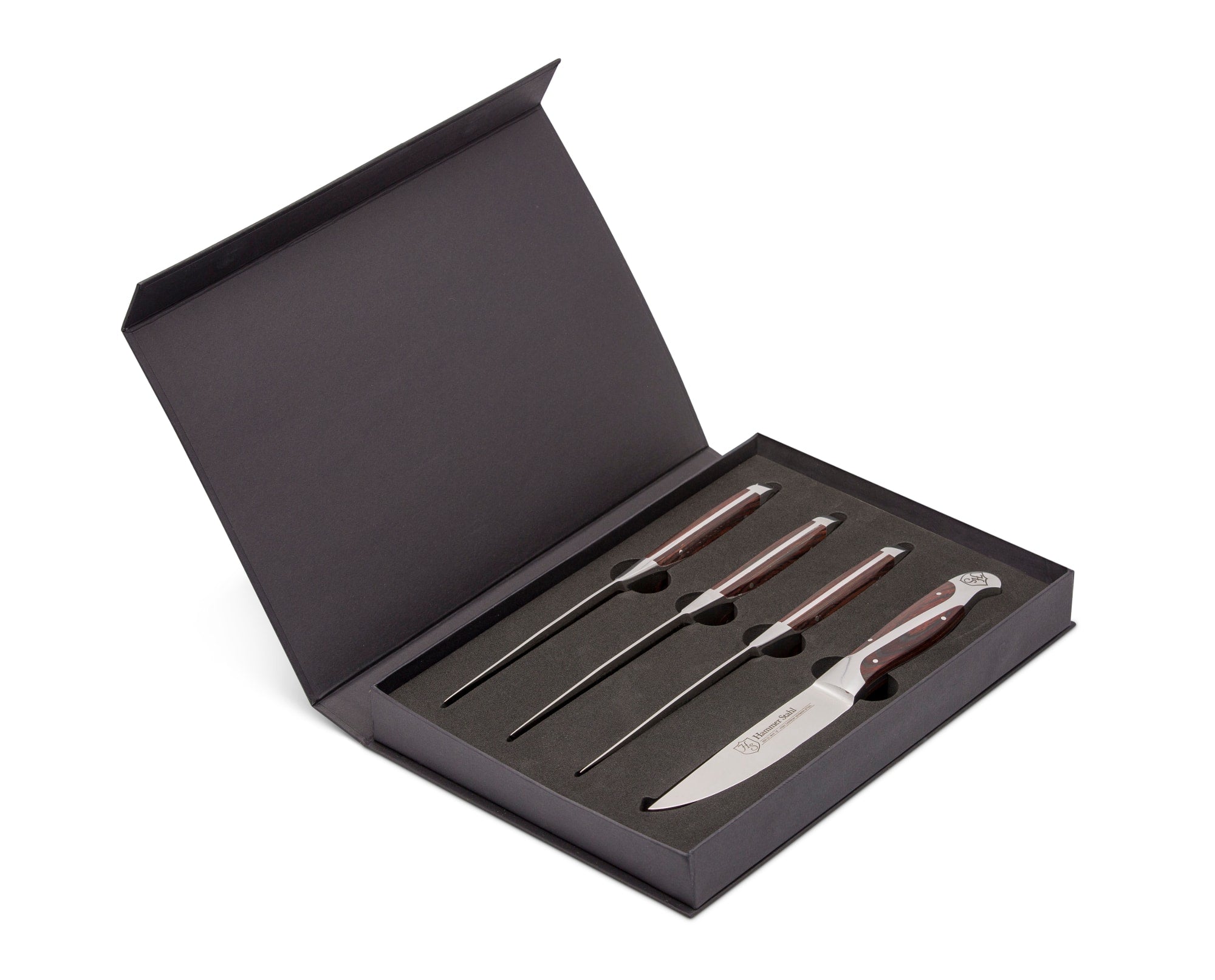 Hammered Pewter Steak Knives