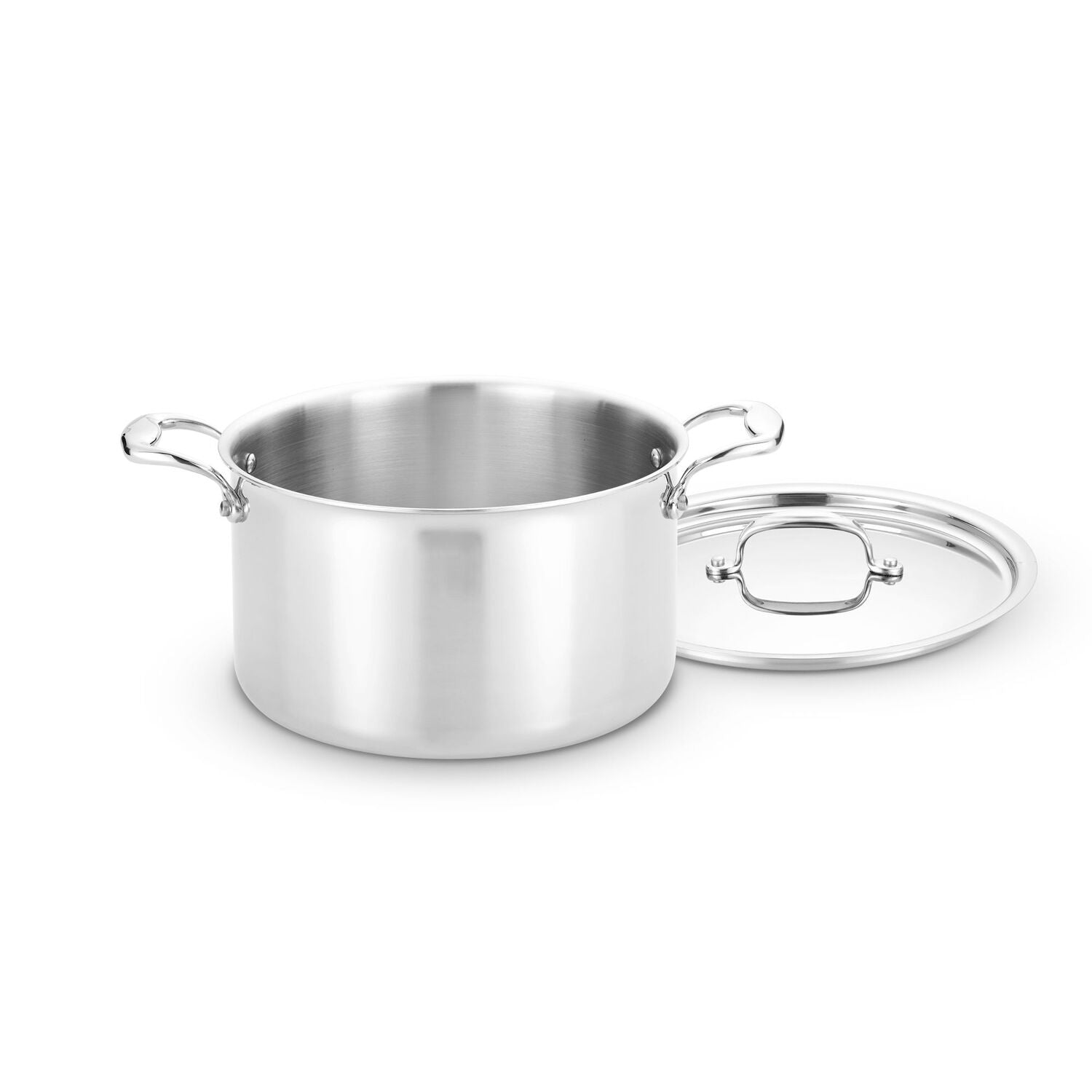 Tramontina Gourmet Tri-Ply Clad 5 qt Covered Dutch Oven, Stainless Steel